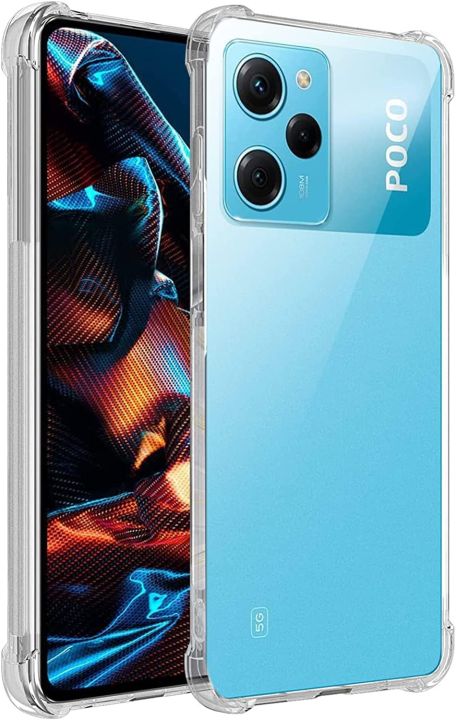For Xiaomi Poco X5 Pro Premium Silicone Case Crystal Clear Soft TPU Ultra-Thin Transparent Flexible Protective Mobile Phone Back Cover