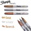 3Pcs Multicolor Waterproof Sharpie Metallic Marker Set for Writing. 