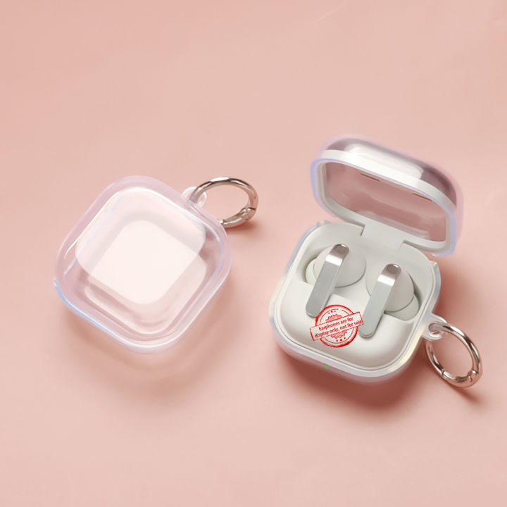 Samsung Galaxy Buds 4 Pro Transparent Only Cover Premium Artificial Carrying Cover Shockproof Earbuds Protective Cover Box for buds Soft Silicone Bluetooth Headphone Cover