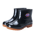 Factory direct wholesale low-cut rain boots, men's cotton dual-purpose low-top rain boots, water shoes, rubber shoes, labor protection work shoes. 