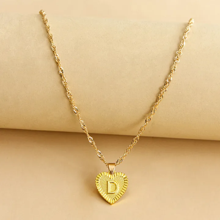 Pendant%20Necklace%20A-Z%20Initial%20Letter%20Heart%20Shape%20Jewelry%20Simple%20Bright%20Luster%20Necklace%20for%20Birthday%20-%20Image%207