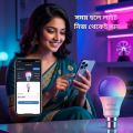 Smart LED Bulb 10W RGB+CCT with App Control, Bluetooth/Tuya Compatible, Dimmable Home Lighting Al-Raj Lighting.