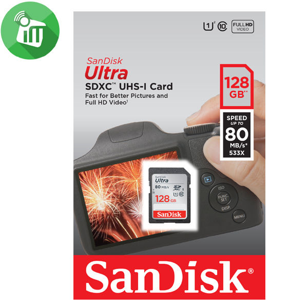 Sandisk এর আল্ট্রা 128gb ক্লাস 10 sdxc মেমরি কার্ড-SDSDUNC-128G-GN6IN