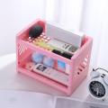 Multi-function Desktop Storage Box Double Layer Double Layer Cosmetic Storage Desk Storage Rack Space-saving Desktop Organizer.