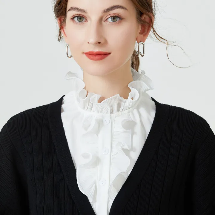 Alien%20Korean%20Stand%20Collar%20for%20Women%20Shirt%20Front%20Ties%20Detachable%20Collar%20Stand%20Dress%20Sweater%20False%20Collar%20Girls%20Fuax%20Cols%20Accessory%20-%20Image%203