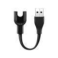 USB Charging Cable Dock Charger for Mi Band 3/M3/M4 - Black - Cable Protector.