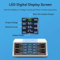 ASOMETECH 100W USB C Fast Charger Station,4 QC3.0 + 4 PD3.0 PPS + Wireless Charging,9 in 1 USB Charger For Samsung iPhone iPAD. 