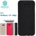 Samsung Galaxy S7 Edge Nillkin Super Frosted Shield Hard PC Back Cover Matte Hard Case with Salient Dot Design.