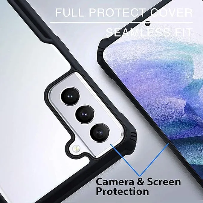 samsung%20Galaxy%20S21%20protective%20black%20border%20crystal%20clear%20xundd%20mobile%20back%20cover%20-%20Image%202