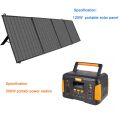 Outdoor backup power bank 300w 1000w 2000w USB AC DC Output for home solar portable power station 932Wh. 