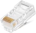 RJ45 Connector CAT5 Gold Shielded Modular Plug Network Connector 1pcs.