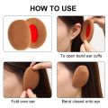 New Men Women Winter Bandless Ear Warmers Kids Fluffy Fleece Ear Cover Soft Windproof Thick Ear Earmuffs Ear Protection. 