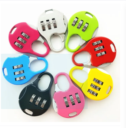 Compact Weatherproof Mini Code Lock: Lightweight 3-Digit Combination ...