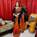 Boutique Designer Occasional Dupion Silk Saree - Sharee For Women.