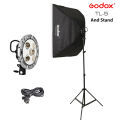 Godox TL-5 5in1 Bulb Head Multi-Holder Tricolor+Light Stand+softbox 60*60cm Camera Photography Lighting.