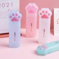 Stylish Stationery Case Portable Plastic Pen Box Ruler Pencil Container Cute Adorable Stationery Holder Office Supplies. 