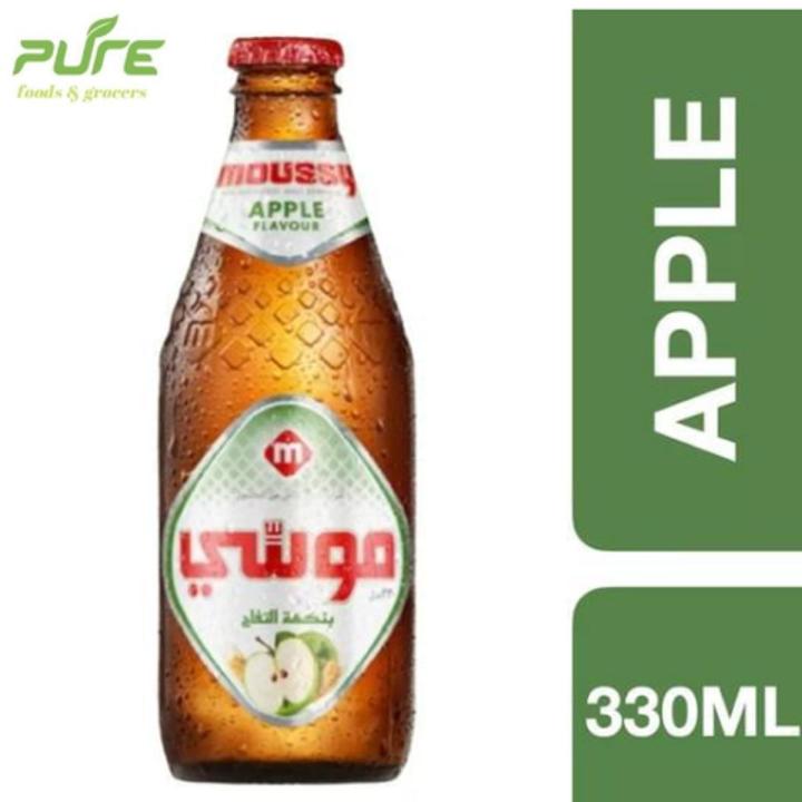 Moussy Apple Malt Beverage Non Alcoholic Drink - 330ML 