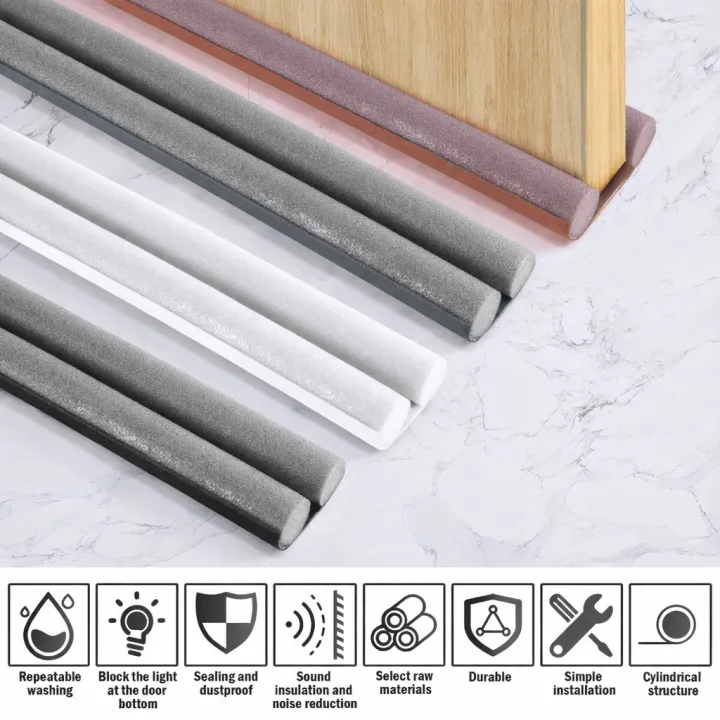 37"%20Adjustable%20Door%20Draft%20Stopper%20Seal%20Strip,%20Sound%20&%20Noise%20Reduction,%20Insect%20Proof,%20Durable%20Door%20Sweep%20for%20Home%20Security%20-%20Image%203