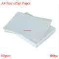 Offset paper - A4 Size - 80gsm - 100pc.