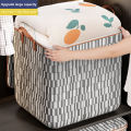 Clothes Storage Bag Portable Handle Large Capacity Quilt Storage Holder. 