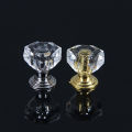 10Pcs Acrylic Crystal Knobs Cupboard Drawer Pull Handle Door Knob Diamond Cabine Encounter. 