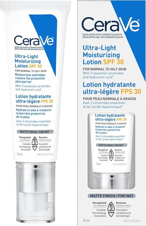CeraVe ltra-light Face oisturizer with S 30 (50ml)