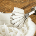 Multifunctional Coconut Meat Grinder Slicer Coconuts Scraper Collecting Coconut Removal Meat Tool Stainless Steel Planer. 