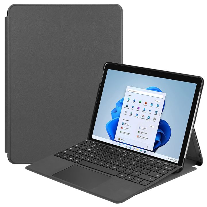 %E3%80%90FUPANG%E3%80%91Microsoft%20Surface%20Pro%208%20Solid%20Color%20Electric%20Horizontal%20Flip%20Tablet%20Leather%20Case%20with%20-%20Image%202
