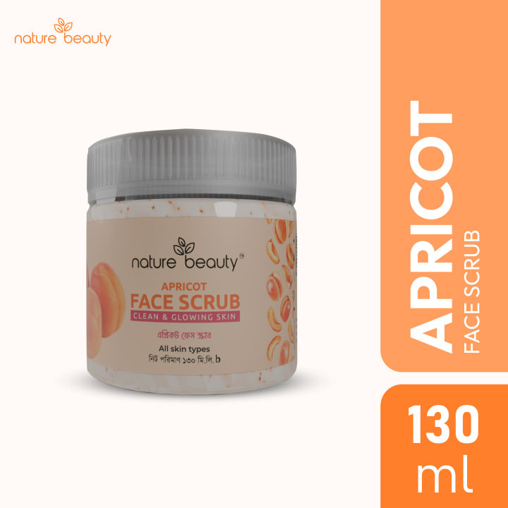 Nature Beauty Apricot Face Scrub-130ml