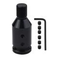 【Alizeker Mall】SPEEDWOW Shift Knob Adapter Car Shift Knob Boot Retainer Adapter Non Threaded Shifters M12x1.25. 