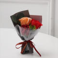 Rose Flowerbouquet Soap Flower Hand Gift Decoration Artificial Rose Valentine's Day Gift Rose Flower bouquet.