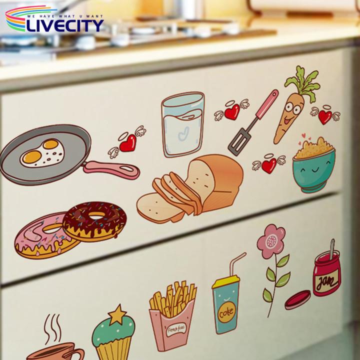 Cartoon%20Wall%20Sticker%20Self-adhesive%20Mini%20Handcraft%20Wall%20Stickers%20-%20Image%205