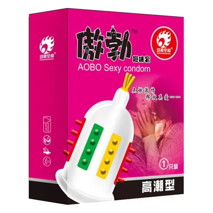 AOBO%20Premium%20Sensation-Enhancing%20Imported%20Fun%20Condoms%20-%201%20Pc%20-%20Image%203