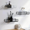 Punch-Free Bathroom Rack Wall-Mounted Storage For Bathroom Shampoo Cosmetic Seasoning Storage Rack Bathroom Kitchen Accessories _ DS MART. 