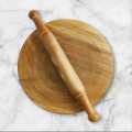 Sheesham Wood - Easy to Use and Clean - Beautifully patterned rolling board - Wooden Piri Belon - Roti Maker. 
