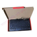 mouse keybord / A.tech Mini USB Wired dextop leptop Computer androyet mobile Keyboard black with mouse free 1 pice.