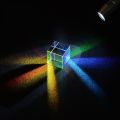 【happy one】Xperiment Instrument CMY Optical Prism Cubes - Optical Glass Prism, RGB Dispersion Six-Sided Rainbow Cube of Light Colo.