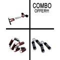 Comb Pack of Push Up Bar, Chest Expander and Hand Grips. 