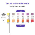 YIERYI 6 in 1 PH Test Strips Water Quality Test Strips Test PH/Chlorine/Bromine/Total Alkalinity/Cyanuric Acid for Aquarium Fish Tank Swimming Pools.