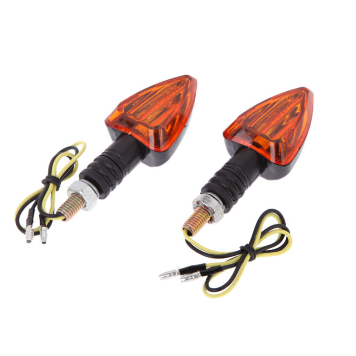 2pcs%2012v%20Mini%20Motorcycle%20Motorbike%20Turn%20Signal%20Indicators%20Arrow%20Carbon%20Amber%20Light%20-%20Image%202