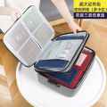 CH certificate storage box, household multi-layer certificate, passport sorting box, multi-functional file file storage.