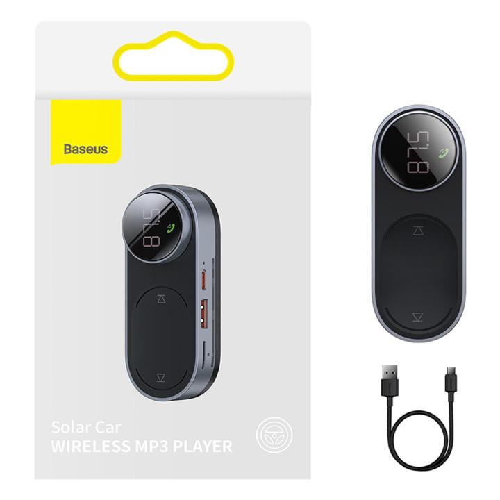 Baseus Solar Baseus Bluetooth Fm Transmitter Baseus Solar Car