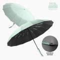 16K Double Bones Large Umbrella Men Womens Windproof Compact Umbrellas Automatic Fold Business Luxury Sun Rain Umbrella Travel. 