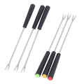 Stainless Steel Fondue Forks, Long Forks Cheese Fondue Forks.
