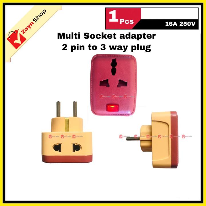 Multi%20Socket%20Plug%20Adapter%20250V%2016A%202%20Pin%20Power%20Plug%20To%203%20Way%203%20Point%20Socket%20Converter%20With%20LED%20Indicator%201pcs%20-%20Image%204