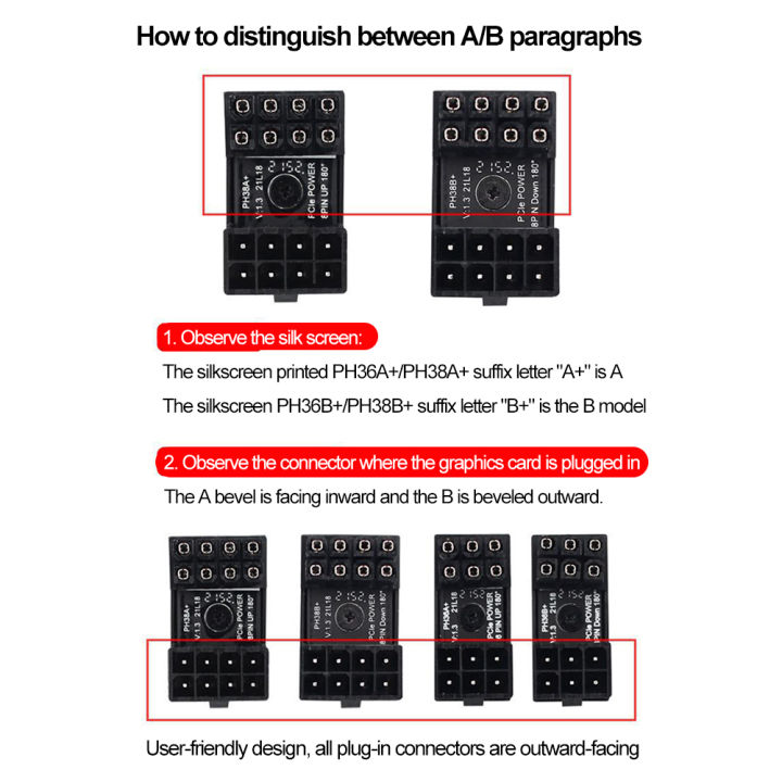 Atx%208pin%20Female%20180%20Degrees%20Connector%206pin%208pin%20Adapter%208%20Pin%20Video%20Gpu%20Power%20Connector%20Pc%20Computer%20Chassis%20Accessories%20-%20Image%206