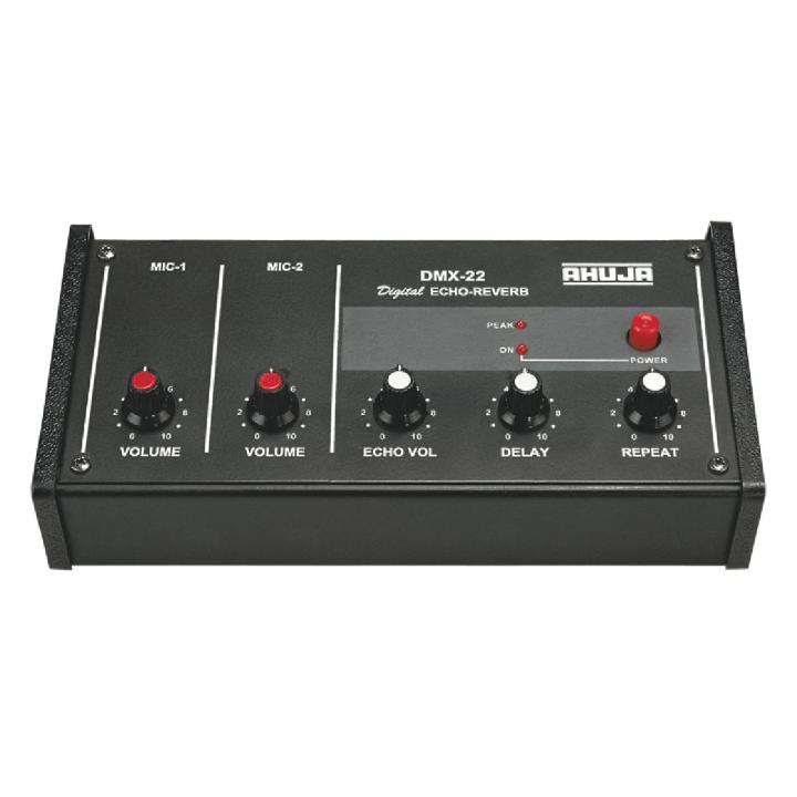 Ahuja DMX-22 Mixer AC 220 & DC 12V 2 Channel Mixer Preamplifier for Echo, Reverb, Chorus, Effects