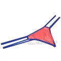 Men's Alluring Lace Bikini Thong Underwear Temptation in Micro String Design with Sissy Slim Pouch and Hipster Style. 