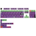 EVA 01 GMK 120 Keys Anime Mechanical Keyboard PBT Keycaps OEM Profile Dye-Subbed Pink Gaming Custom Key Caps. 