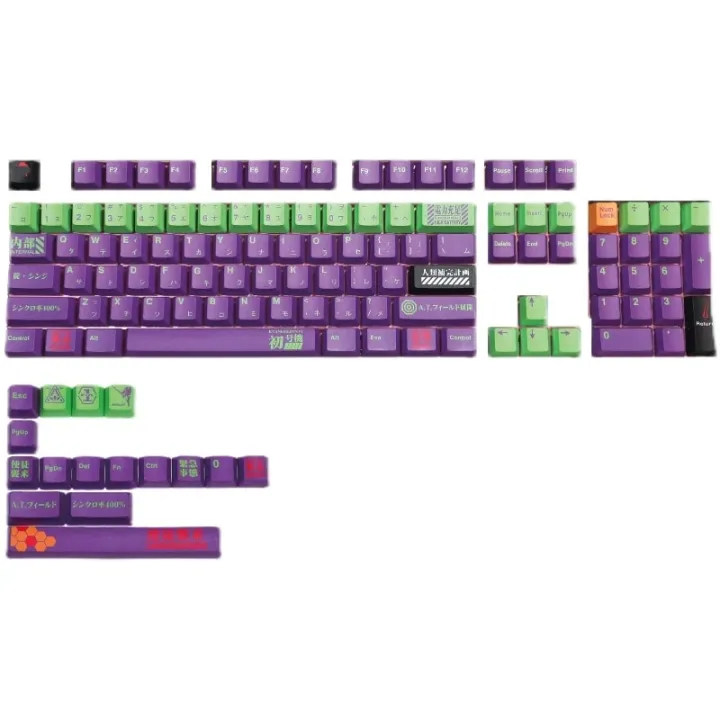 EVA%2001%20GMK%20120%20Keys%20Anime%20Mechanical%20Keyboard%20PBT%20Keycaps%20OEM%20Profile%20Dye-Subbed%20Pink%20Gaming%20Custom%20Key%20Caps%20-%20Image%206